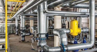 Large scale industrial piping