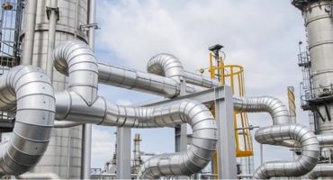 Industrial pipe insulation work